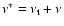 $\nu^{\ast}=\nu_{{\rm t}}+\nu$