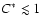 $C^{\ast}\lesssim 1$