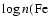 $\log n(\rm {Fe}$