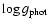 $\log g_{\rm {phot}}$