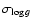 $\sigma_{\log g}$