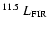 $^{11.5}~L_{\rm FIR}$