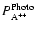 $P_{{\rm A}^{++}}^{{\rm Photo}}$