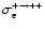 $\sigma^{+\rightarrow++}_{{\rm e}}$