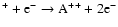 $^+ + {\rm e}^- \rightarrow {\rm A}^{++} + 2 {\rm e}^-$