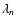 $\lambda_n$
