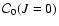 ${\cal C}_0(J=0)$