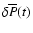 $\delta\overline{P}(t)$