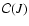 ${\cal C}(J)$