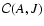 ${\cal C}(A,J)$