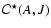 $ {\cal C}^\star(A,J)$