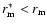 $r^*_{\rm m} < r_{\rm m} $