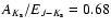 $A_{K_{\rm s}}/E_{J-K_{\rm s}}=0.68$