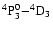 ${\rm ^4P^0_3{-}^4D_3}$