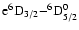 ${\rm e^6D_{3/2}{-}^6D^0_{5/2}}$