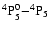 ${\rm ^4P^0_5{-}^4P_5}$