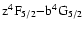 ${\rm z^4F_{5/2}{-}b^4G_{5/2}}$