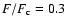$F/F_{\rm c}=0.3$