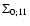 $\Sigma _{0;11}$