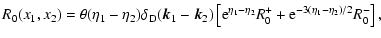 $\displaystyle R_0(x_1,x_2) = \theta(\eta_1-\eta_2) \delta_{\rm D}({\vec k}_1-{\...
...t[ {\rm e}^{\eta_1-\eta_2} R_0^+ + {\rm e}^{-3(\eta_1-\eta_2)/2}
R_0^- \right],$