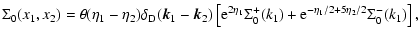 $\displaystyle \Sigma_0(x_1,x_2) = \theta(\eta_1-\eta_2) \delta_{\rm D}({\vec k}...
...eta_1} \Sigma_0^+(k_1) + {\rm e}^{-\eta_1/2+5\eta_2/2}
\Sigma_0^-(k_1) \right],$