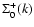 $\Sigma_0^+(k)$