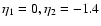 $\eta _1=0,\eta _2=-1.4$