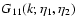 $G_{11}(k;\eta _1,\eta _2)$