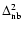 $\Delta ^2_{\rm nb}$