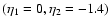 $(\eta _1=0,\eta _2=-1.4)$