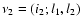$\nu_2=(i_2;l_1,l_2)$