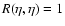 $R(\eta,\eta)=1$