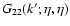$G_{22}(k';\eta,\eta)$