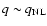 $q \sim q_{\rm NL}$
