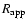 $R_{\rm app}$