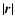 $\vert{\vec r}\vert$