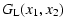 $\displaystyle G_{\rm L}(x_1,x_2)$