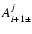 $A^j_{i+1\pm }$