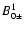 $B^1_{0\pm}$