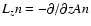 $L_zn=-\partial /\partial zAn$