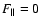 $F_\parallel =0$
