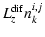 $\displaystyle %
L^{\rm dif}_zn_k^{i,j}$