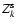 $Z_k^{\rm s}$
