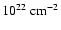 $10^{22}~{\rm cm^{-2}}$