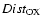 $Dist_{\rm {OX}}$
