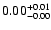 $\rm0.00_{-0.00}^{+0.01}$