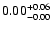 $\rm0.00_{-0.00}^{+0.06}$