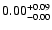$\rm0.00_{-0.00}^{+0.09}$