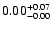 $\rm0.00_{-0.00}^{+0.07}$