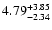 $\rm 4.79_{-2.34}^{+3.85}$